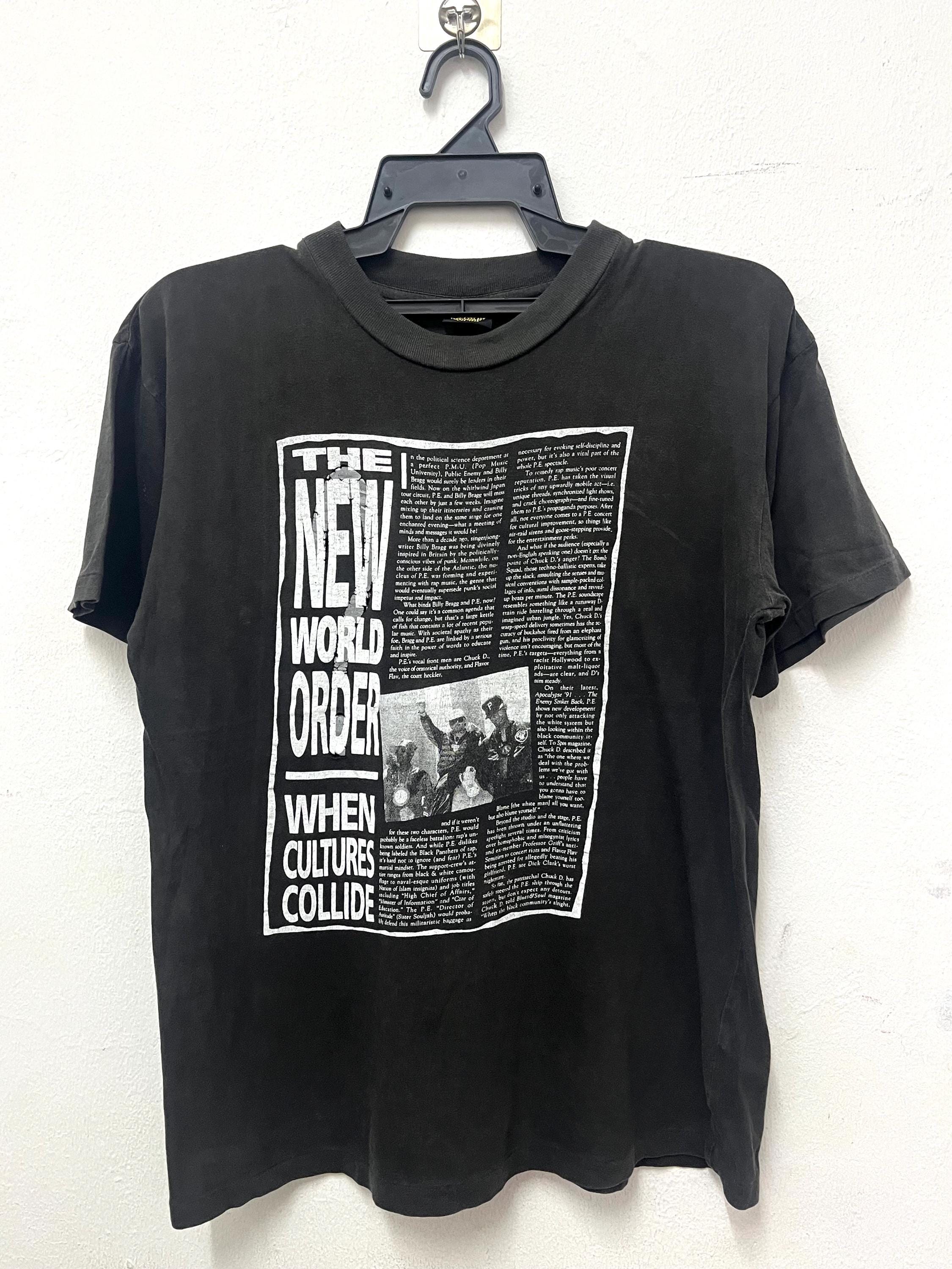 Vintage 90's the New World Order Public Enemy Hip Hop Rap