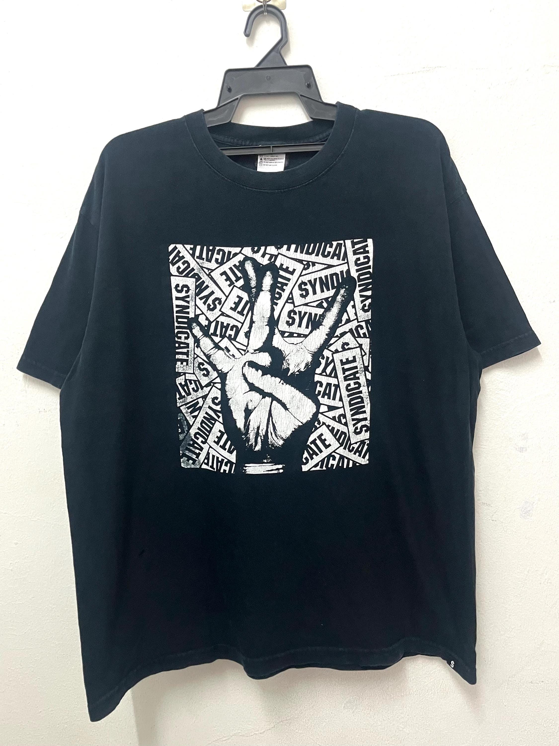 Vintage 90's Rhyme Syndicate Ice-t East and West Coast Djs Hip Hop