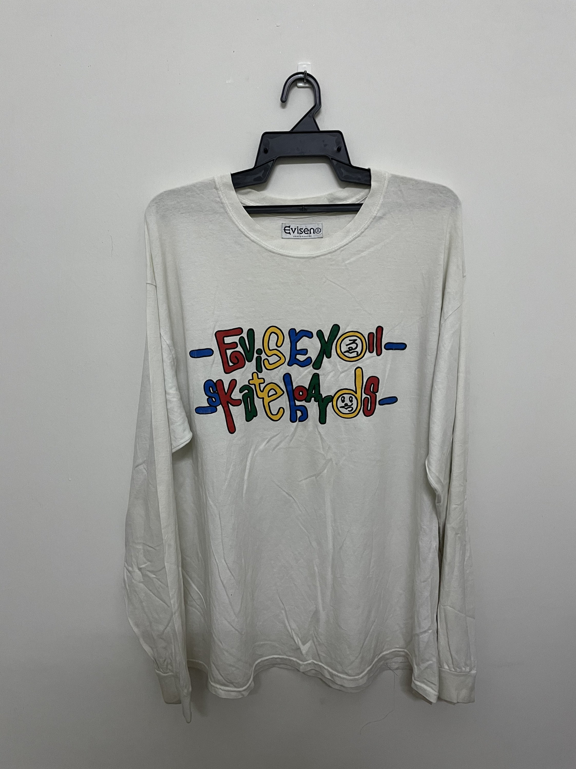 Vintage 90's Evisen Skateboards Fuck You Hidden Font Shirt Vintage 90's Evisen Skateboards Fuck You Hidden Font Shirt