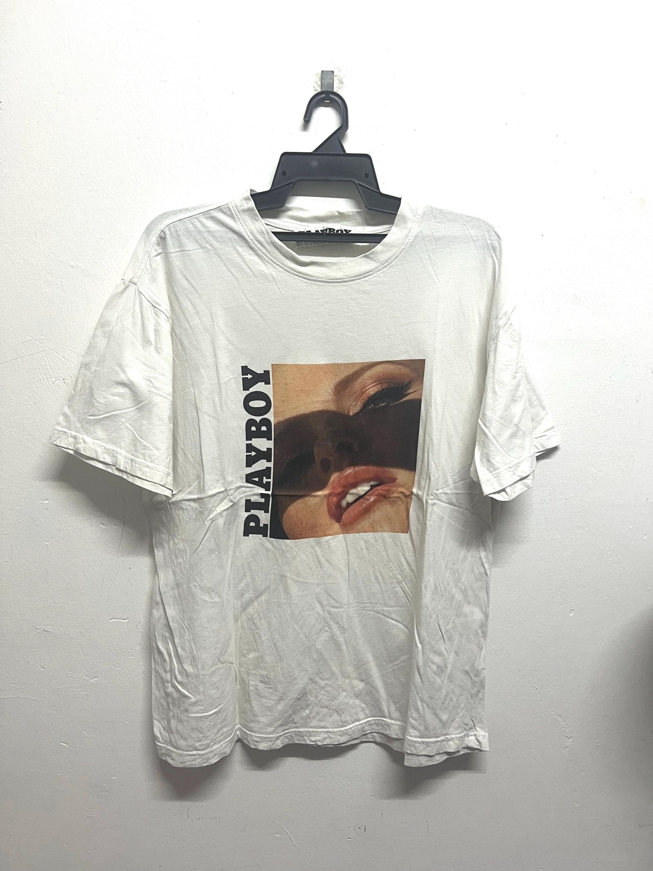 トップス Playboy vintage t shirt 90s Vintage 90s Playboy T-shirt Size L / Cool T-shirt / Gift for Him
