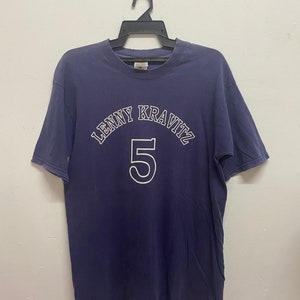 Vintage 90’s Lenny Kravitz 5 Studio Album Faded Worn Distressed/ Vintage Band T-Shirts / Rock Tee/ Size L