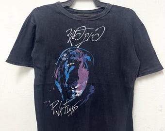 Vtg 1987 Roger Waters Radio KAOS Concert T-shirt Black M/L