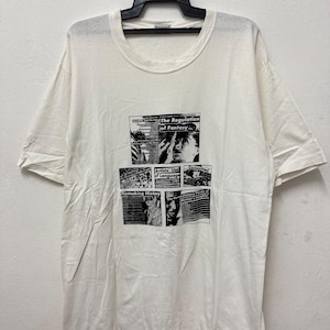 Vintage 90’s Barbara Kruger Jenny Holzer The Regulatiom Of Fantasy Pop Art Tee/ Fotofolio / Modern Art Tee / Poster Pop Artwork / Size XL