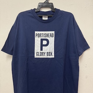 Vintage anni '90 Portishead Glory Box Bristol Englnd Beth Gibbons Trip Hop E/Vintage Band T-shirt / Maglietta rock / Taglia XL Maglietta band elettronica