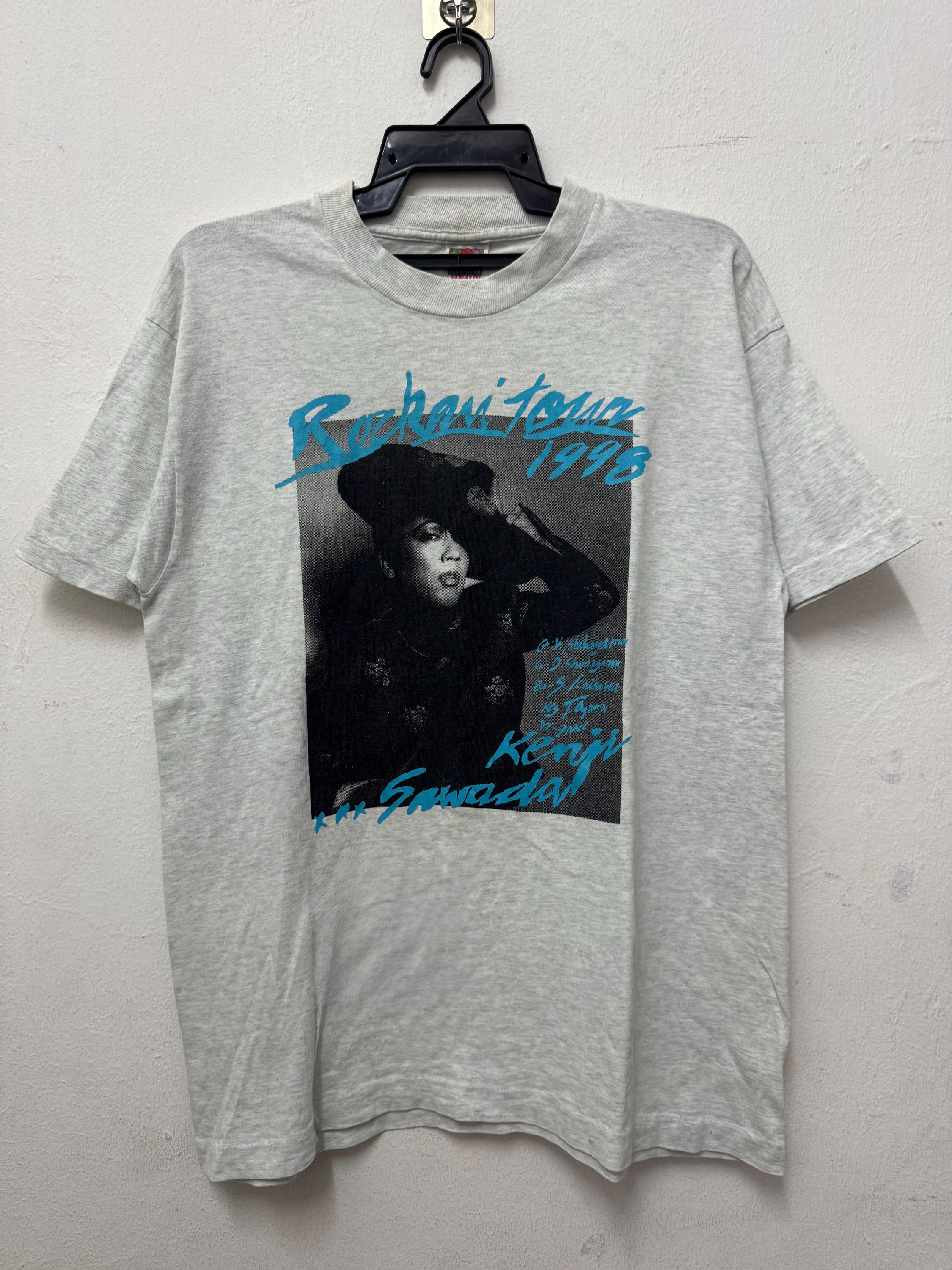 ANGEZÉ Julie Depop | T-shirt Tour Singer Japanese Sawada Kenji Vintage 1997 L Tシャツ Sawada Kenji ミュージシャン