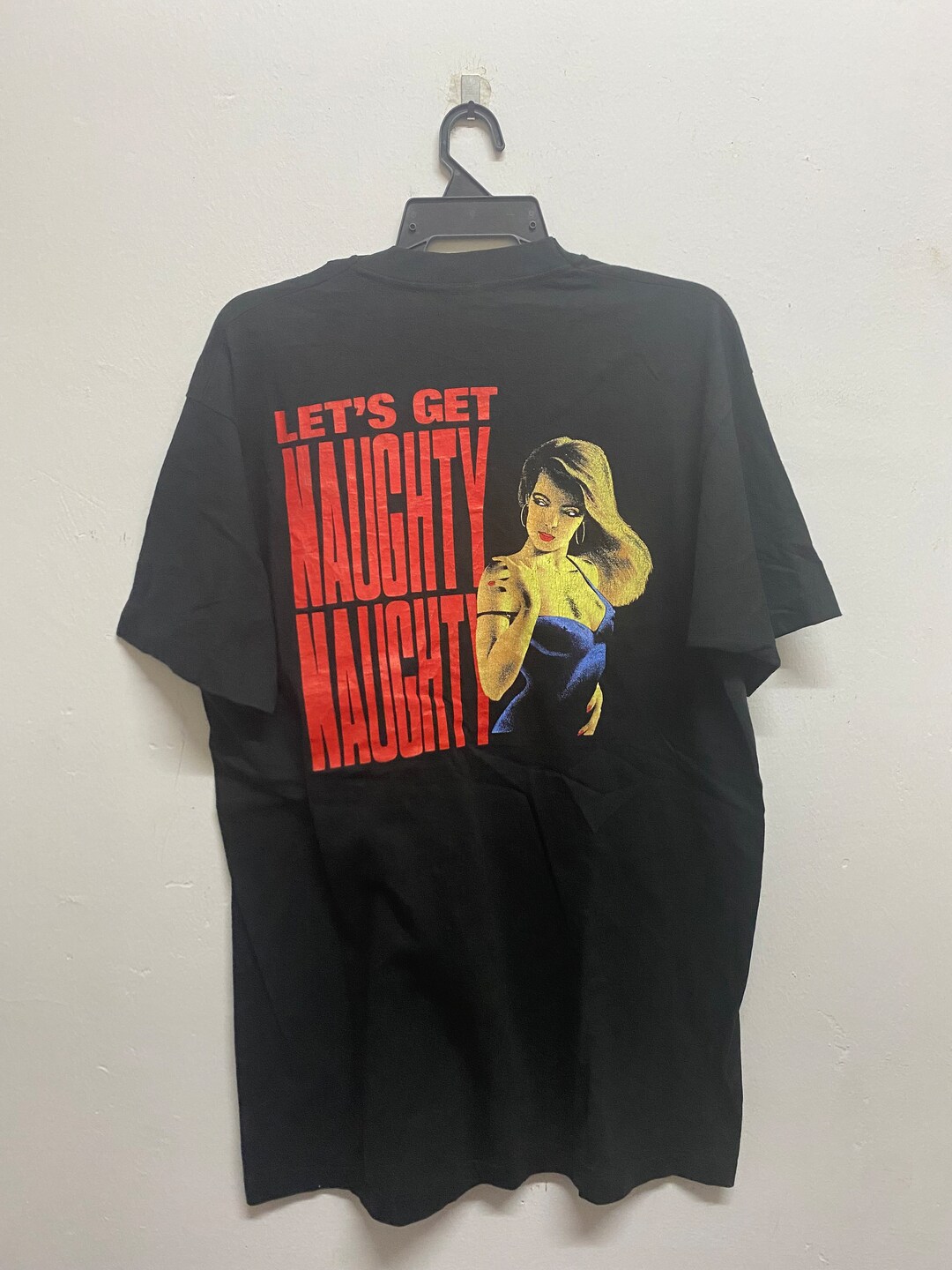 Vintage 90s Danger Danger lets Get Naughty Naughty Movie Tee/ Vintage ...