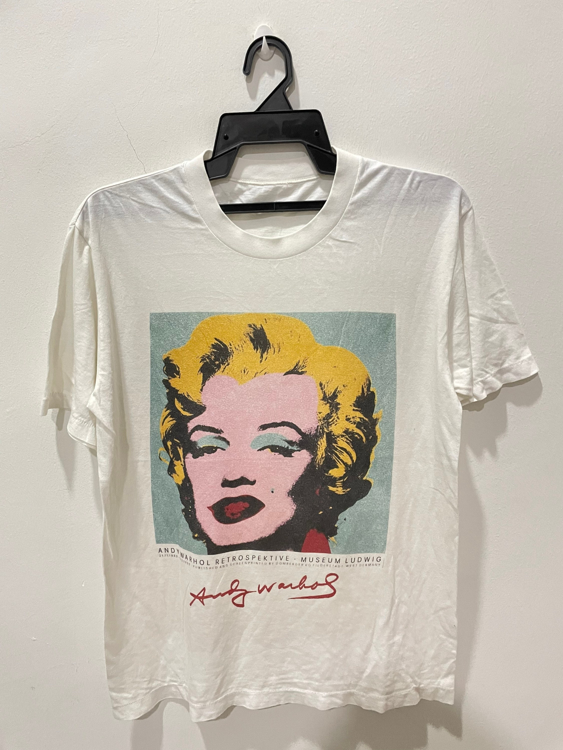 Vintage Andy Warhol Marilyn Monroe Photoprint Pop Art Tee - Etsy