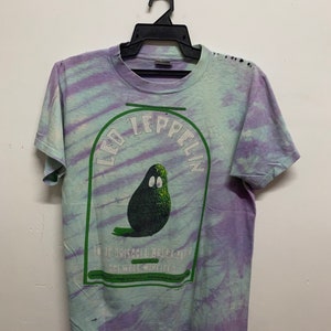 Vintage 80’s Led Zeppelin Jimmy Page Robert Plant Rare Band Tee/ Vintage Band T-Shirts / Rock Tee/ Size L