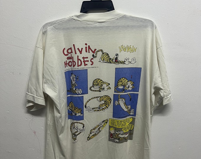 Vintage 90’s Calvin And Hobbes Movie Cartoon Tee