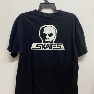 Vintage Coke Heads Skull Skates Tee/ Street Fashion / Skate Tee / Streetwear / Old Skates t Shirt/ Size L