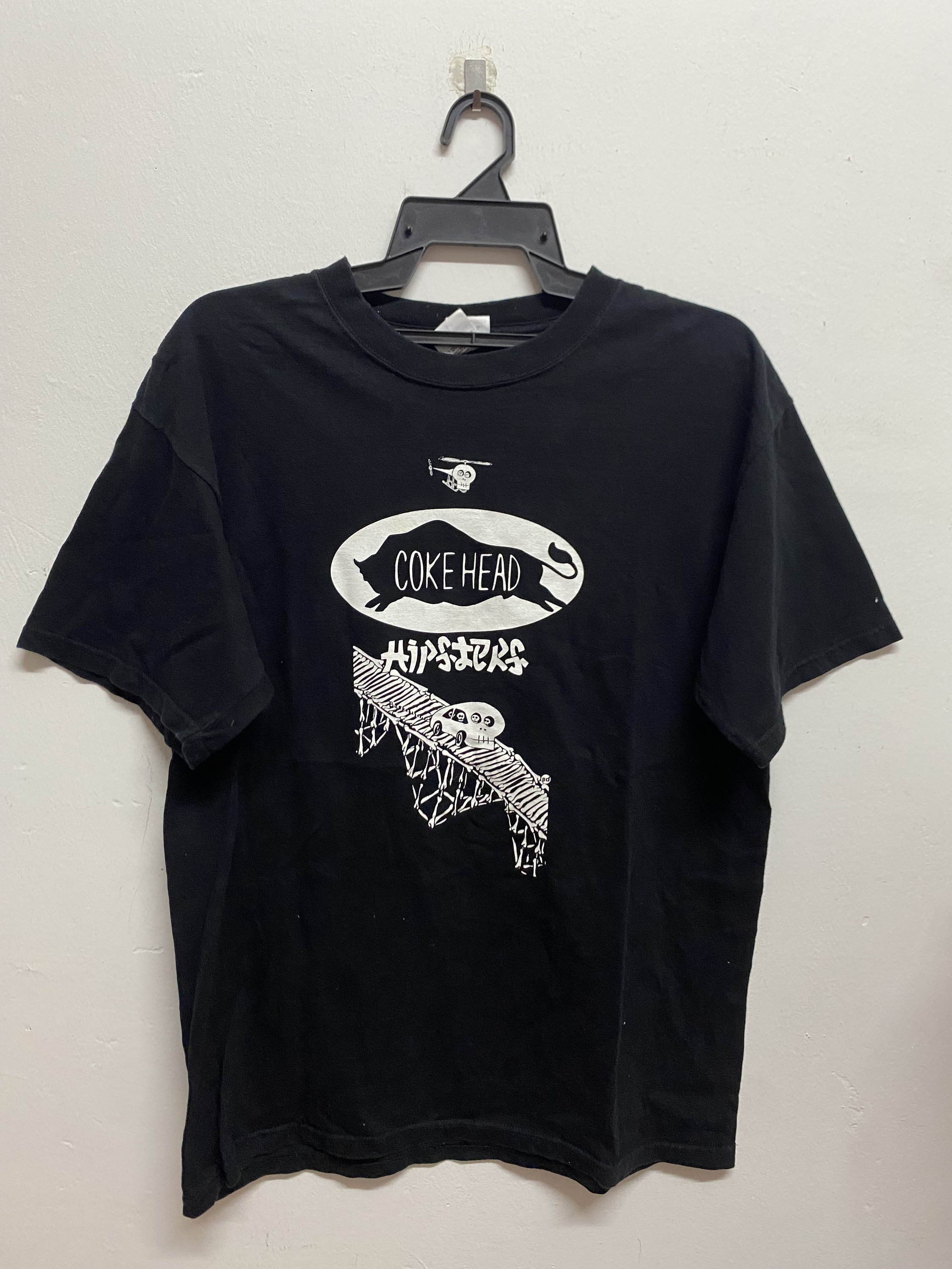 Vintage Coke Heads Skull Skates Tee/ Street Fashion / Skate