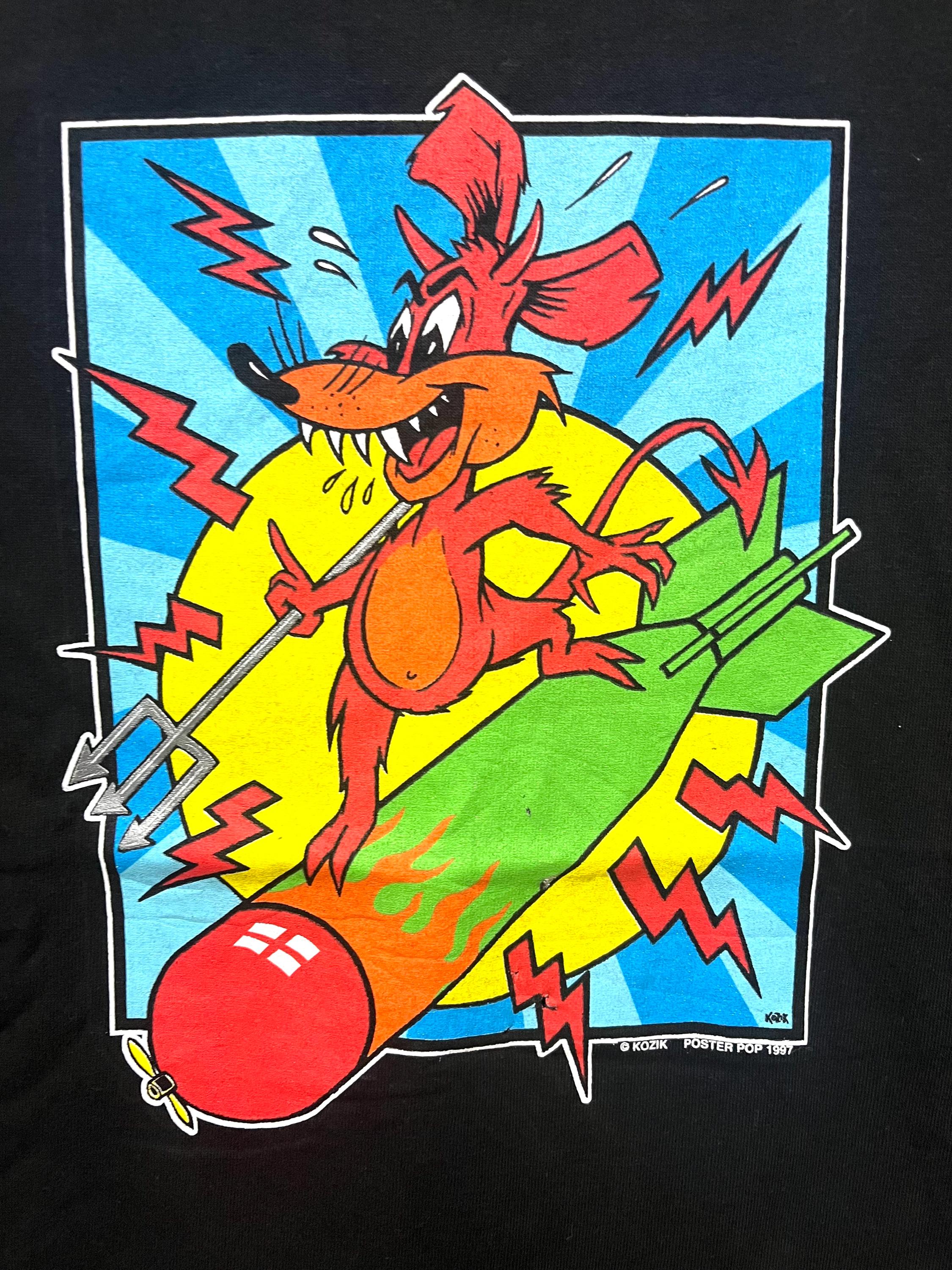 90s Frank Kozik Poster Pop tee コジック Tシャツ 【公式通販】