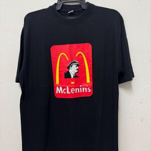 Parody - Vintage Tee Etsy McLenin's McDonalds T-Shirt 90's