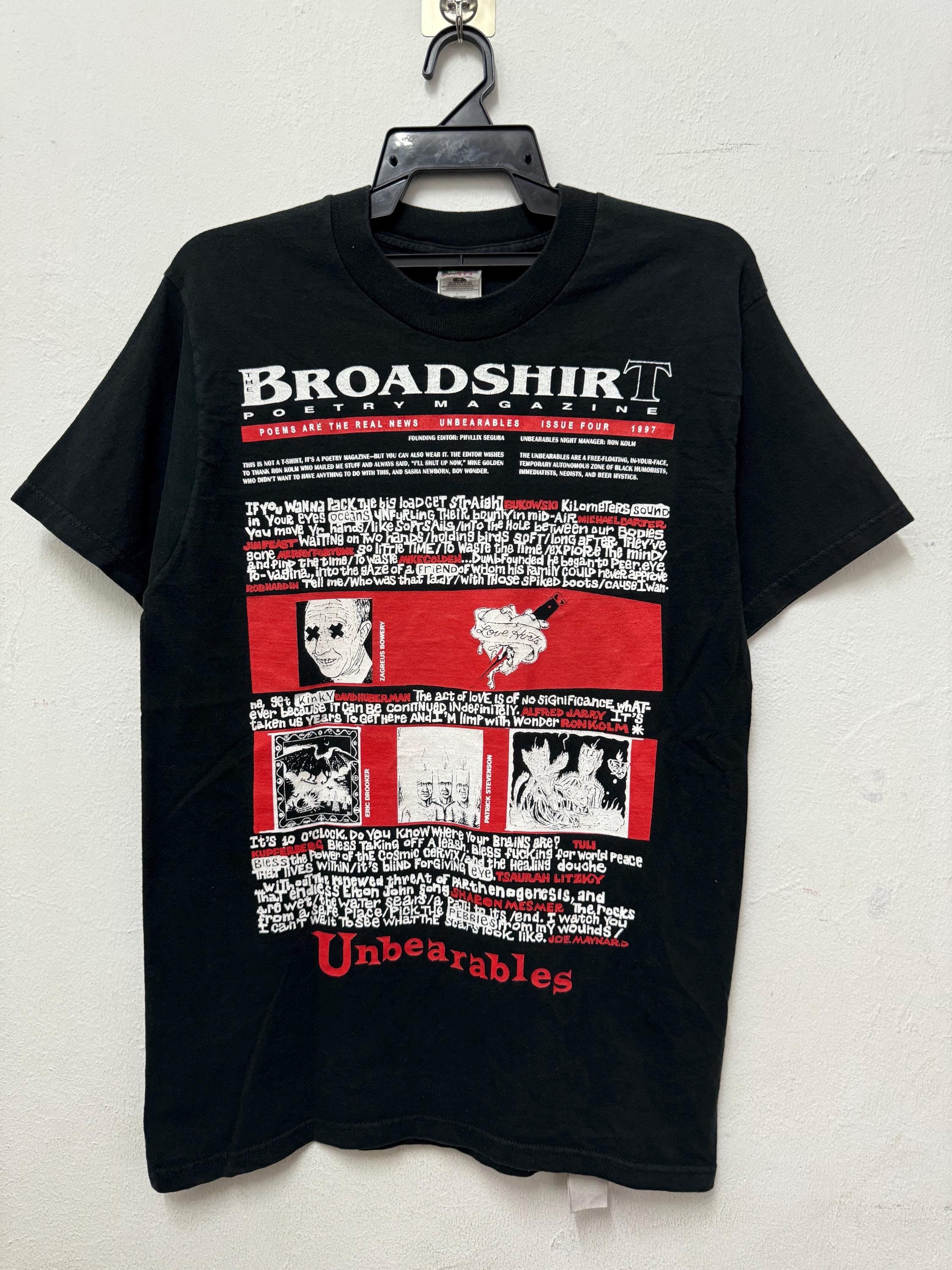 ヴィンテージ 90年代 ブロードシャツ 詩集 アートTシャツ フォト 