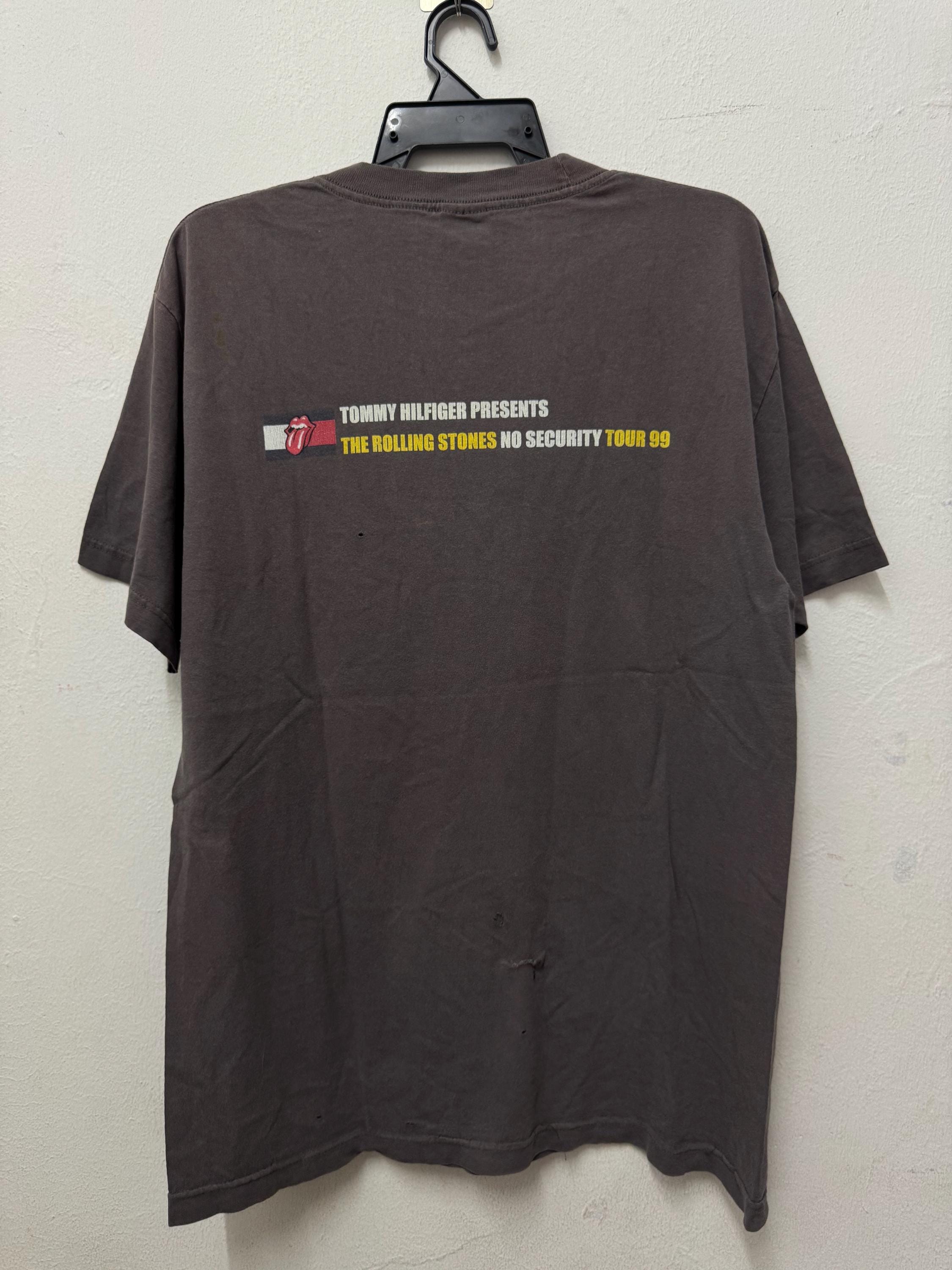 Vintage 90's the Rolling Stones No Security Tour Tommy Hilfiger