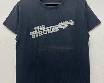 2000年代のヴィンテージ ザ・ストロークス バンド ロゴ Tシャツ サイズ