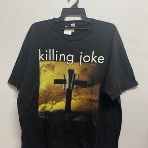 Killing Joke Absolute Dissent English Post Punk Band Tees/ Vintage Band T-Shirts / Rock Tee/ Size L