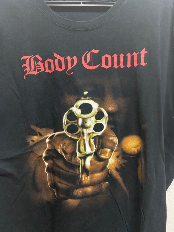 Vintage 90s 1992 BODY COUNT Cop Killer Image American Metal