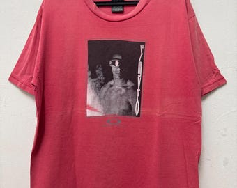 Oakley Software Vintage Center Logo T Shirt Size XL White RARE - Etsy