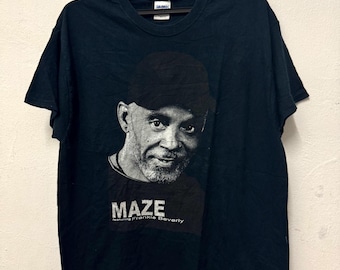 Vintage 90er Jahre Maze Frankie Everver R&B / Soul Funk / Vintage Band Tee / Rock Tee / Musik-T-Shirt / Vintage Band Tee / Größe L