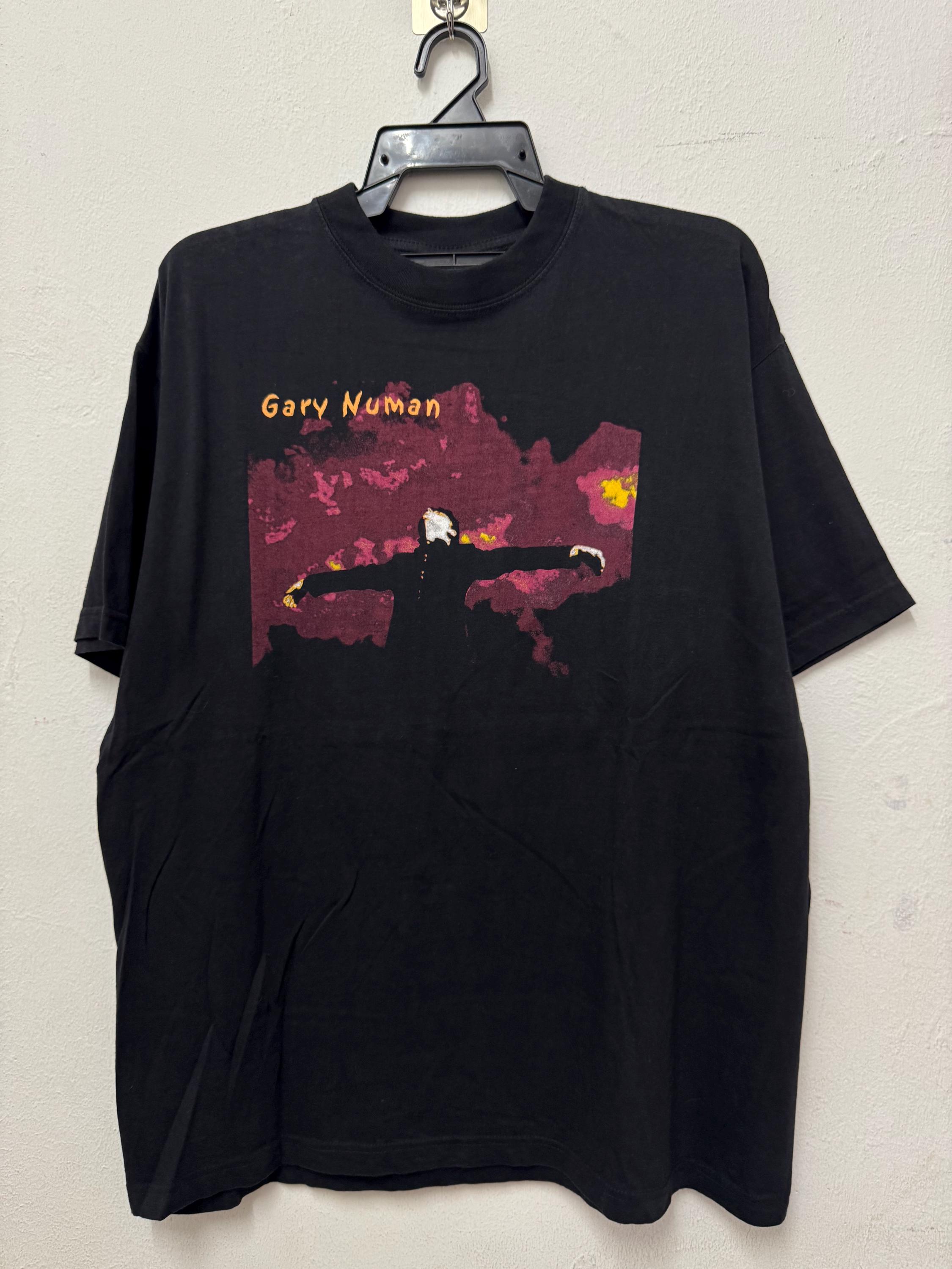 Vintage Gary Numan Tubeway Army Synth-Pop New Wave Britpop Band Te/Vintage Band T-Shirts / Rock Tee/ Size XL