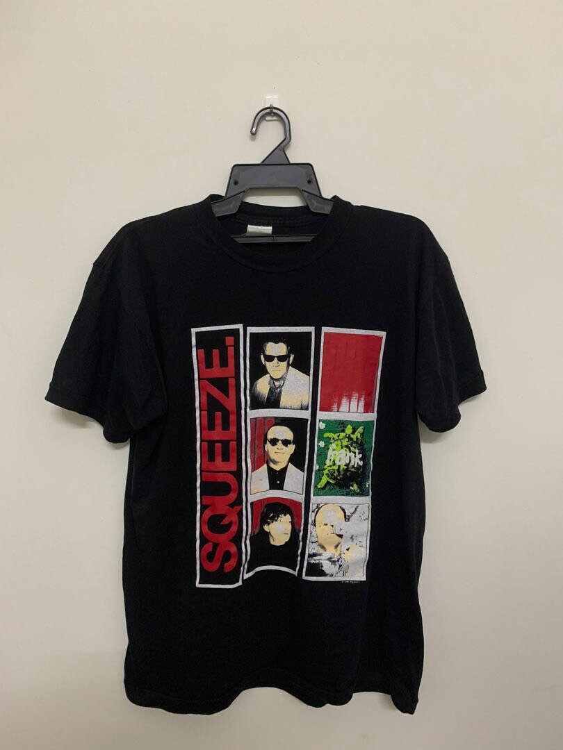 Vintage 80's Squeeze New Wave Band Tee/ Vintage Band T