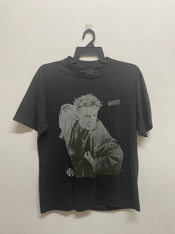 Vintage 80s Public Image Limited John Lydon Post Punk Band Tees 