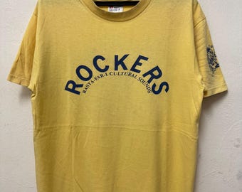 Vintage 90’s Rockers Rastafari Cultural Sounds / Reggea Music / Zion Rootswear / Bob Marley Tee / Music Tee / Size M