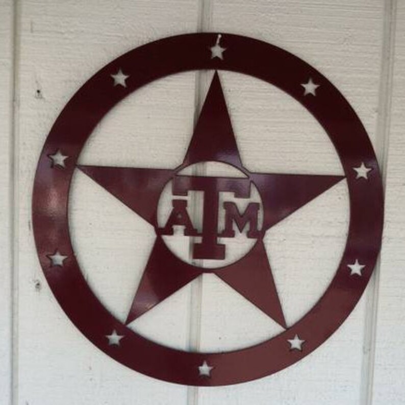 Texas A&M Coated Steel Plaque