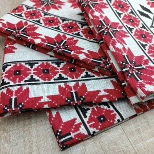 Kitchen napkins Colorful kitchen towels Dish Towel Absorbent Mixed Set Ukrainian pattern Folk ornament Ukraine national pattern organic gift image 6