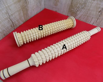 Wooden Massager Roller Stick: Anti-Cellulite, Foot & Body
