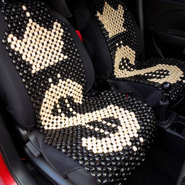 Set Car Seat Cover Organic Massage Orthopedic Floor seat massager Floor cushion Massage seat Dollar Symbol Car Massager Wooden car carpets