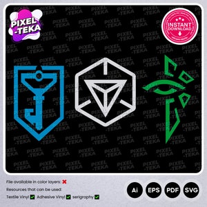 Team Ingress Resistance - Enlightened Digital Instant Download | Ai, EPD, SVG, PDF