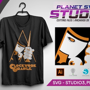 ClockWork Orange skivfil | SVG, DXF, STUDIO3, PNG