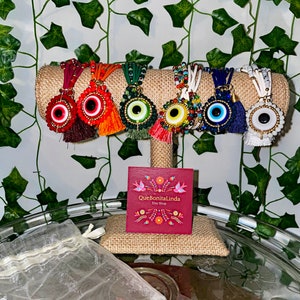 Evil Eye Bracelet, Red Evil Eye, Protection Amulet, Colorful Evil Eye Bracelet, Saint Benedict, Gift For Her, Gift, Birthday, Gift For Mom