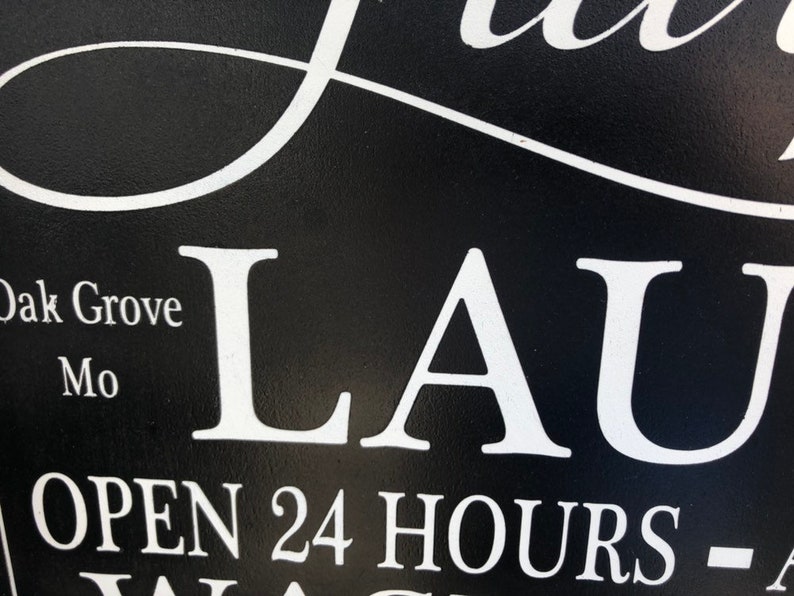 Family name laundry room sign laundry room sign Etsy