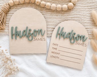 Custom Hospital Birth Announcement Sign, Baby Name Sign for Hospital, Personalized Baby Name Sign, Baby Birth Sign, Baby Announcement Sign