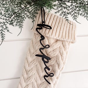 Christmas Stocking Tags, Stocking Name Tags, Personalized Stocking Tags, Personalized Gift Tags, Christmas Decor, Custom Name Tags