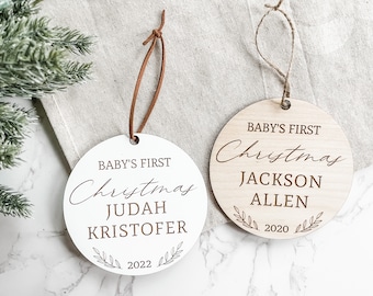 Baby's First Christmas Ornament, New Baby Ornament, Keepsake Ornament, New Baby Gift, Christmas Gift, Baby Shower Gift