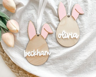 Easter Bunny Basket Tag, Easter Basket Tags, Easter Basket Name Tag, Personalized Easter Tag, Easter Gift Tag, Bunny Name Tag, Kids Easter