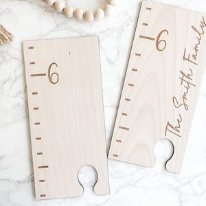 Family Growth Chart, Kids Growth Chart, Height Chart Ruler, Baby Shower Gift, Wood Growth Chart, Kids Wall Ruler, Growth Height Chart image 9