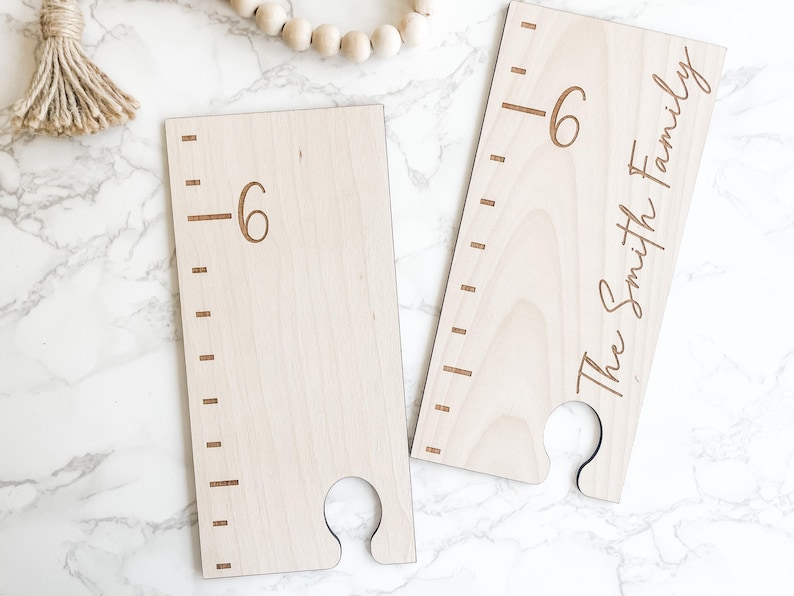 Family Growth Chart, Kids Growth Chart, Height Chart Ruler, Baby Shower Gift, Wood Growth Chart, Kids Wall Ruler, Growth Height Chart image 9