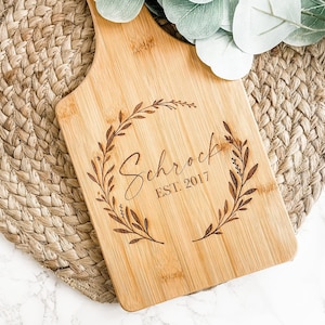 Personalized Housewarming Gift, Custom Cutting Board, New Home Gift, First Home Gift, Realtor Gift image 4
