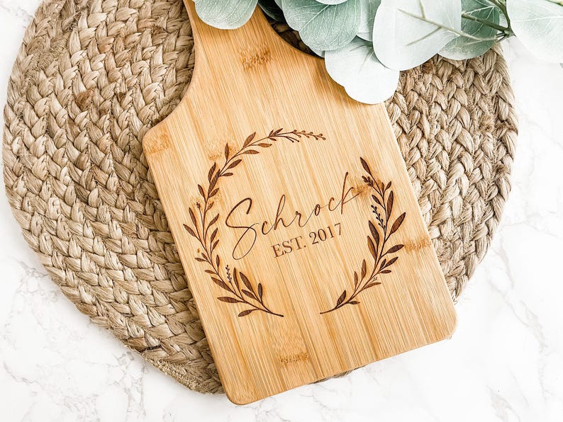 Personalized Housewarming Gift, Custom Cutting Board, New Home Gift, First Home Gift, Realtor Gift image 4