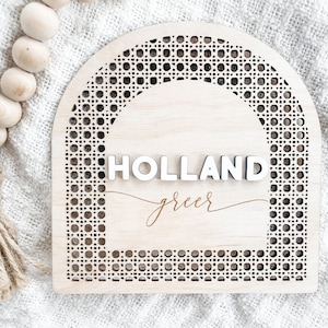 Baby Name Sign, Baby Name Announcement Sign, Birth Announcement Sign, Baby Name Sign for Hospital, Newborn Photo Prop, Baby Shower Gift