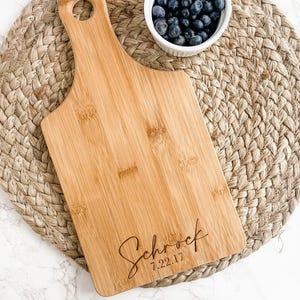 Personalized Housewarming Gift, Custom Cutting Board, New Home Gift, First Home Gift, Realtor Gift image 3
