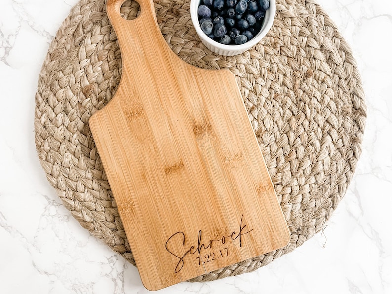 Personalized Housewarming Gift, Custom Cutting Board, New Home Gift, First Home Gift, Realtor Gift image 3
