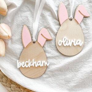 Easter Bunny Basket Tag, Easter Basket Tags, Easter Basket Name Tag, Personalized Easter Tag, Easter Gift Tag, Bunny Name Tag, Kids Easter