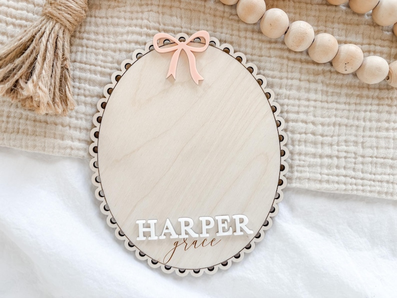 Baby Name Sign for Hospital, Hospital Birth Announcement Sign, Baby Announcement Sign, Baby Keepsakes, Baby Birth Sign, Baby Shower Gift imagem 9