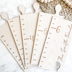 Familien Wachstums-Chart, Kinder Wachstums-Chart, Messlatte Lineal, Baby-Dusche-Geschenk, Holz Wachstums-Chart, Kinder Wand Lineal, Wachstum Messlatte